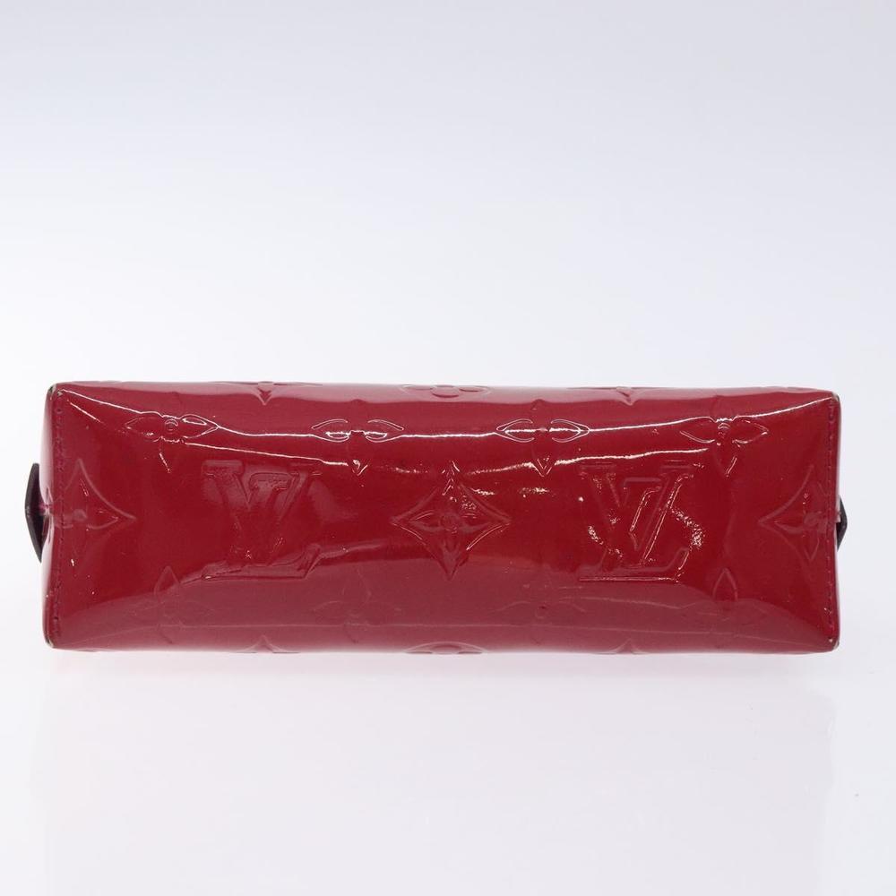 LOUIS VUITTON Monogram Vernis Pochette Cosmetic Rose Indian M90009 Auth 134589 - Picture 6 of 16